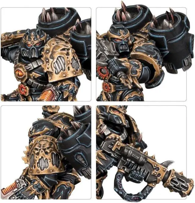Alt view image 4 of 6 - Games Workshop GW4313 Warhammer 40K: Chaos Space Marines: Raptors