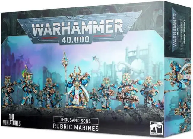 Alt view image 7 of 9 - Games Workshop Warhammer Rubric Marines Miniatures