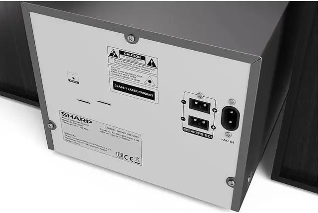 Alt view image 5 of 7 - Sharp Hi-Fi Micro Sound System