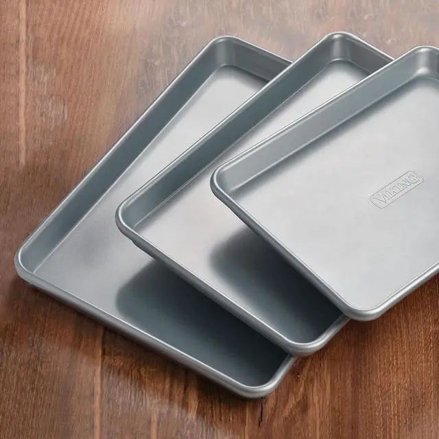 Alt view image 2 of 4 - Viking 3-Piece Non Stick Aluminized Steel Baking Sheets
