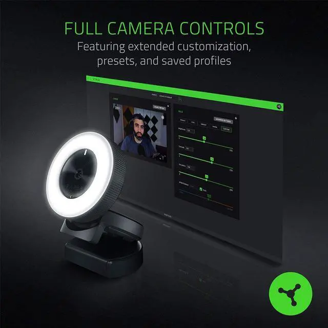 Alt view image 4 of 11 - Razer Kiyo Web Cam