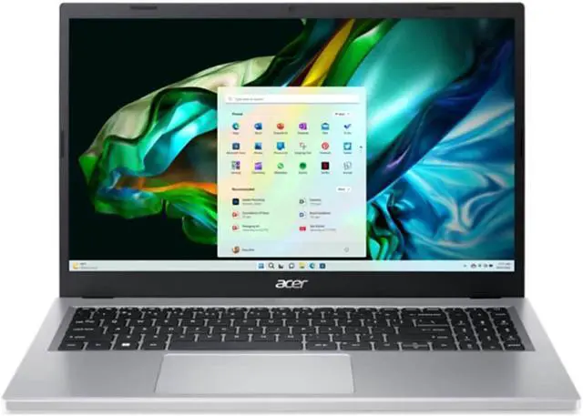 Main image of Acer 15.6 inch Aspire 3 Slim Laptop - AMD Ryzen 5 7520U - 8GB/1TB SSD - Pure Silver
