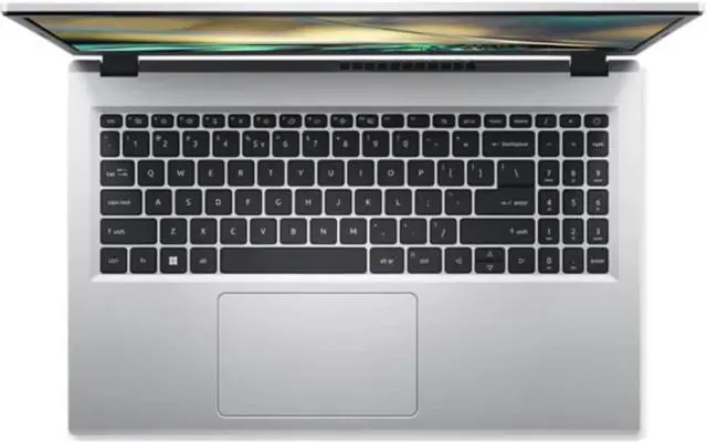 Alt view image 4 of 15 - Acer 15.6 inch Aspire 3 Slim Laptop - AMD Ryzen 5 7520U - 8GB/1TB SSD - Pure Silver