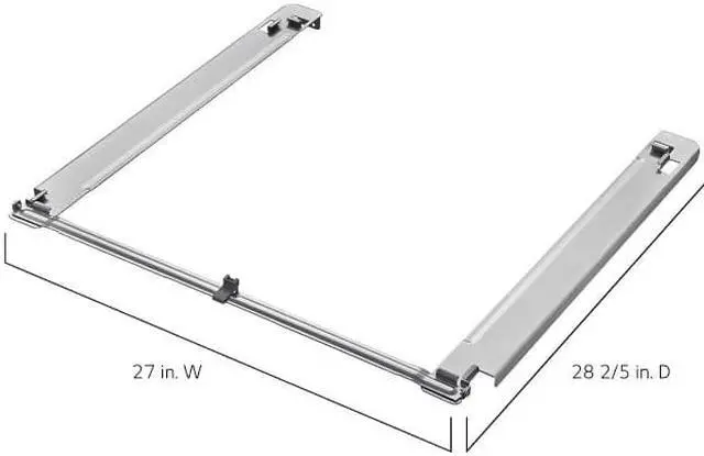 Alt view image 4 of 4 - LG 27 inch Laundry Front Load Stacking Kit