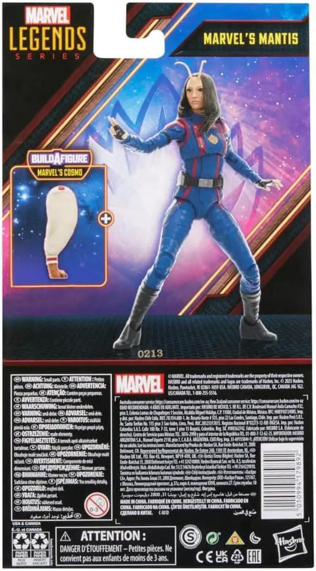 Alt view image 7 of 7 - Hasbro 6 inch Marvel Legends Series Marvels Mantis, Guardians Of The Galaxy Vol. 3 Action Figure