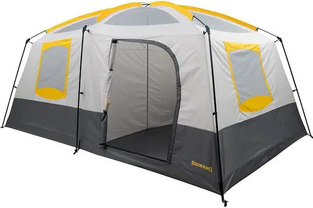 Alt view image 2 of 7 - Browning Big Horn Two-Room Tent - Charcoal/Gray