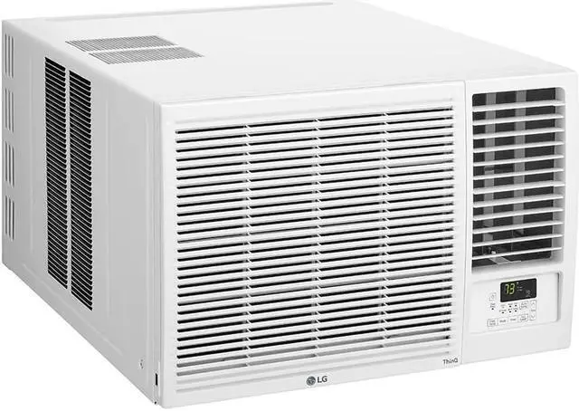Alt view image 2 of 5 - LG 18,000 BTU Heat/Cool Smart Window Air Conditioner