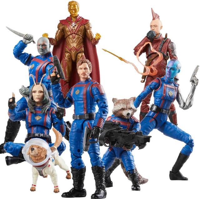 Hasbro Marvel Legends Series Guardians of the Galaxy: Volume 3 Star-Lord  (Build-A-Figure - Marvel's Cosmo) 6-in Action Figure