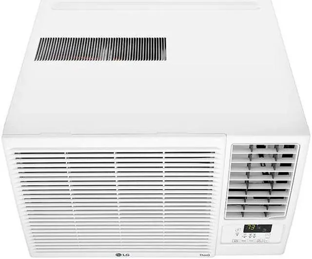 Alt view image 9 of 13 - LG Electronics 18,000 BTU Heat and Cool Window Air Conditioner with Wifi Controls, LW1821HRSM