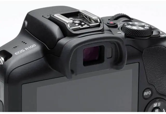 Alt view image 6 of 20 - Canon EOS R100 4K Video Mirrorless Camera 2 Lens Kit - Effective Sensor Resolution: 24.1 - CMOS - Display Diagonal Size: 3 - TFT display - The EOS R100 also can record Full HD video at up to 60 frames