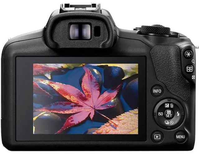 Alt view image 3 of 20 - Canon EOS R100 4K Video Mirrorless Camera 2 Lens Kit - Effective Sensor Resolution: 24.1 - CMOS - Display Diagonal Size: 3 - TFT display - The EOS R100 also can record Full HD video at up to 60 frames