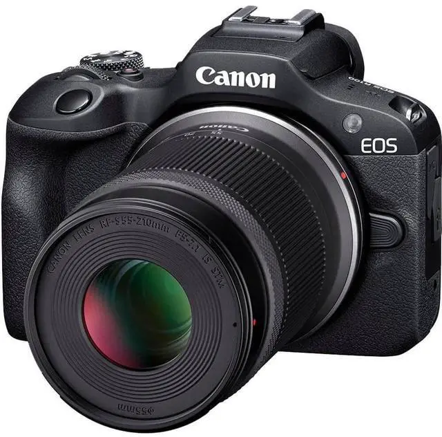 Alt view image 2 of 20 - Canon EOS R100 4K Video Mirrorless Camera 2 Lens Kit - Effective Sensor Resolution: 24.1 - CMOS - Display Diagonal Size: 3 - TFT display - The EOS R100 also can record Full HD video at up to 60 frames