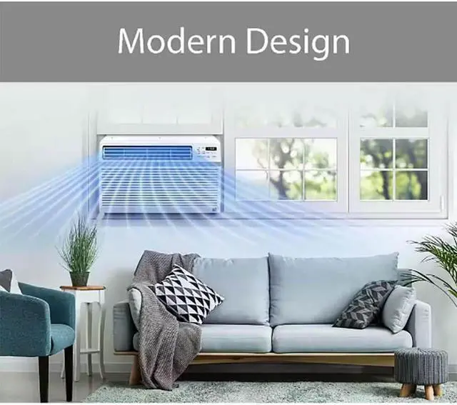 Alt view image 3 of 4 - LG LW1223HRSM 12,200 BTU Smart Window Air Conditioner