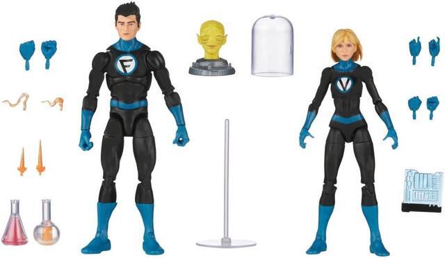 Main image of Hasbro F7035 6 inch Marvel Legends Series Fantastic Four Franklin Richards and Valeria Richards Action Figure