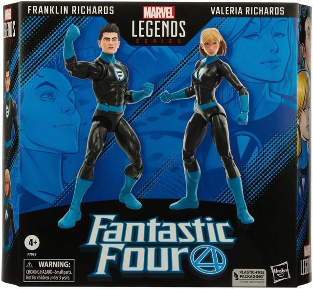 Alt view image 2 of 6 - Hasbro F7035 6 inch Marvel Legends Series Fantastic Four Franklin Richards and Valeria Richards Action Figure