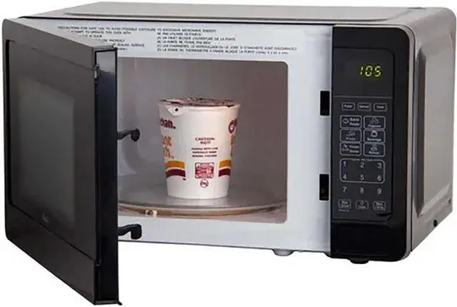 Alt view image 4 of 8 - Avanti 0.7 Cu. Ft. Black Countertop Microwave