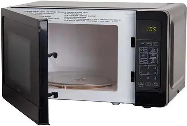 Alt view image 3 of 8 - Avanti 0.7 Cu. Ft. Black Countertop Microwave