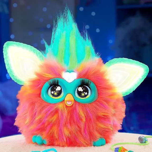 Alt view image 3 of 4 - Hasbro Furby Coral Plush Interactive Toy