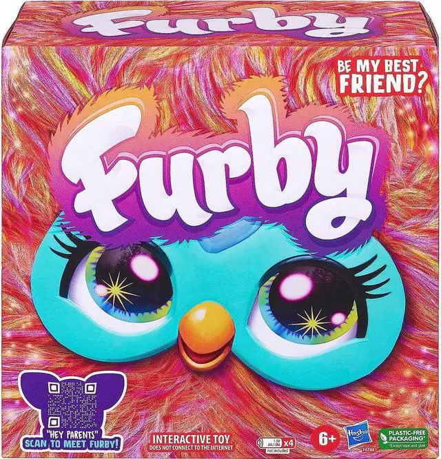 Alt view image 4 of 4 - Hasbro Furby Coral Plush Interactive Toy