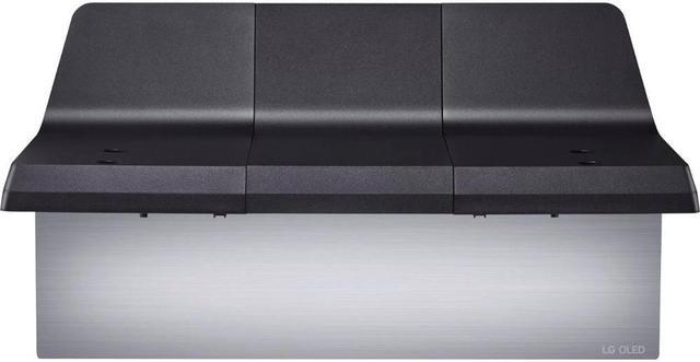 Alt view image 4 of 7 - LG Gray Stand & Back Cover for 55 inch G2/G3 OLED TVs (2022/2023)
