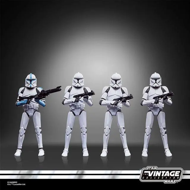 Alt view image 4 of 4 - Hasbro 3.75 inch Star Wars The Vintage Collection Phase I Clone Trooper Action Figures
