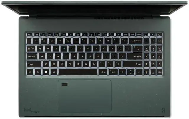 Alt view image 4 of 7 - Asus Aspire Vero 15 inch Laptop - WIndows 11 - Intel i7 - 16/512 GB SSD - Cypress Green