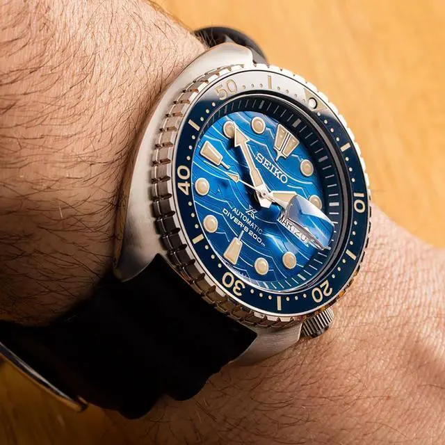 Alt view image 4 of 4 - Seiko Prospex Diver Automatic Mens Watch - Blue