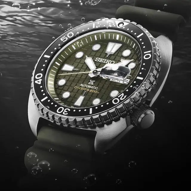 Alt view image 8 of 8 - Seiko Prospex King Turtle Stainless Steel Automatic Watch SRPE05