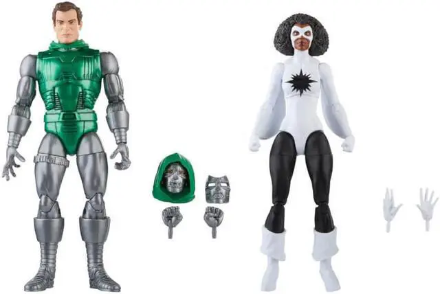 Main image of Hasbro 6 inch Marvel Legends Series Captain Marvel vs. Doctor Doom Action Figures
