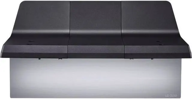 Alt view image 4 of 7 - LG Gray Stand & Back Cover for 65 inch G2/G3 OLED TVs (2022/2023)
