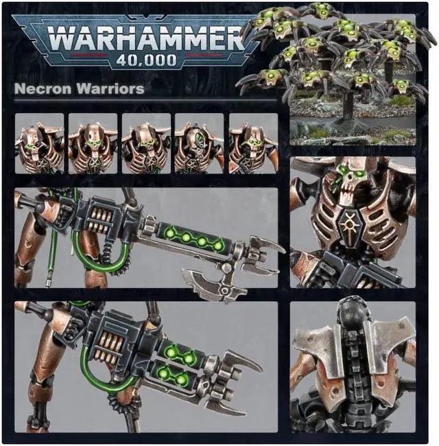 Alt view image 3 of 5 - Games Workshop Warhammer 40K: Necron Warriors