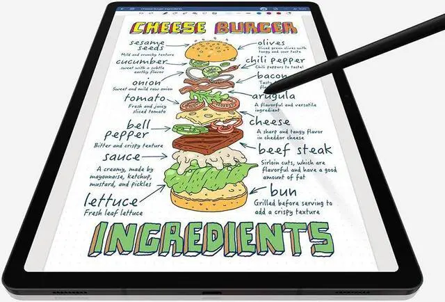 Alt view image 7 of 10 - Samsung Galaxy Tab S9 11.0" Qualcomm 8GB RAM 128GB Storage WiFi - Graphite
