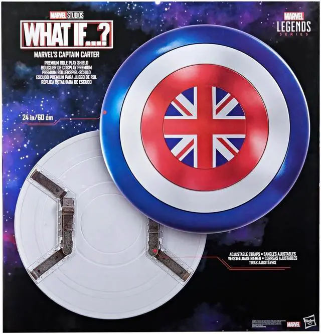 Alt view image 6 of 6 - Hasbro Marvel Legends Series Marvels Captain Carter Premium Roleplay Shield