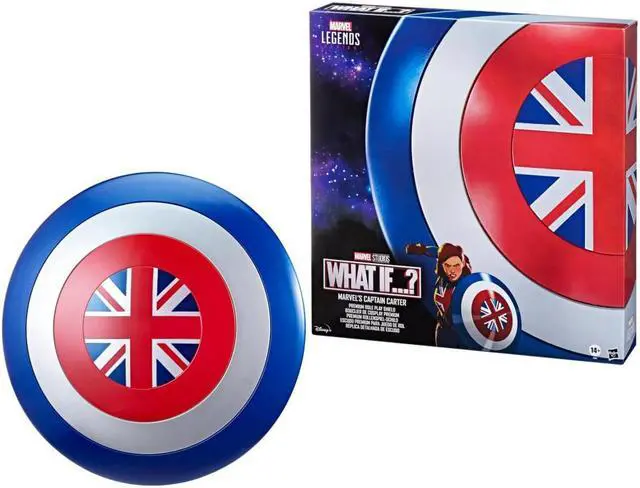 Alt view image 5 of 6 - Hasbro Marvel Legends Series Marvels Captain Carter Premium Roleplay Shield