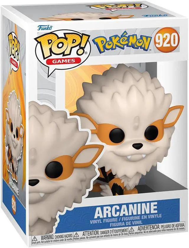 Alt view image 2 of 3 - Funko POP! 4.25 inch Pokemon Arcanine Figure