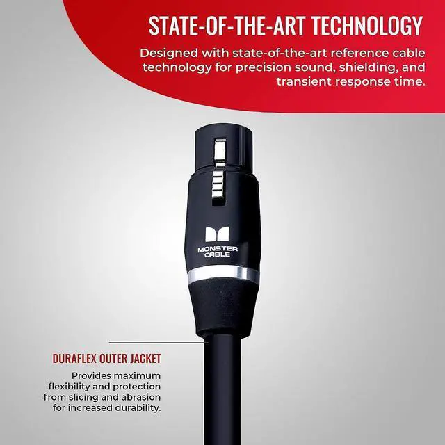 Alt view image 2 of 7 - Monster 10 Ft. Prolink Studio Pro 2000 Microphone Cable