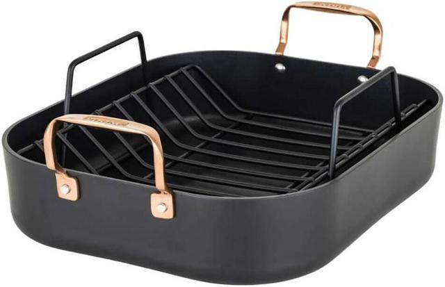 Viking Hard Anodized Nonstick Roaster with Rack & Carving Set