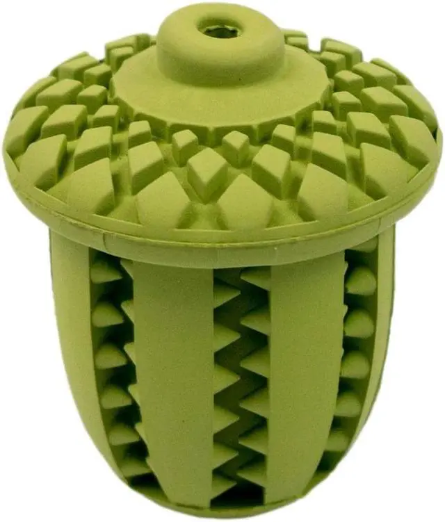 Main image of Tall Tails 3 inch Natural Rubber Acorn Reward Dog Toy