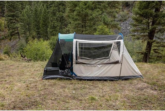 Alt view image 3 of 5 - Coleman 6-Person Cabin Tent with Screened Porch - Evergreen