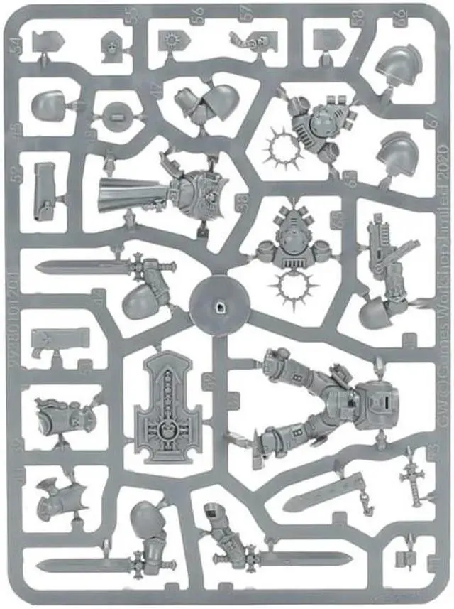 Alt view image 6 of 6 - Games Workshop Warhammer 40K Space Marines: Bladeguard Veterans