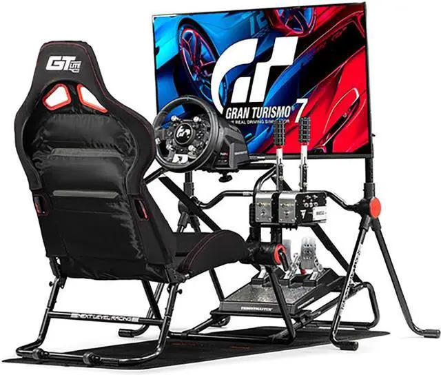 Alt view image 4 of 6 - Next Level Racing GTLite Pro Folding Racing Simulation Cockpit