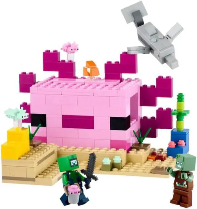 Main image of LEGO Minecraft The Axolotl House
