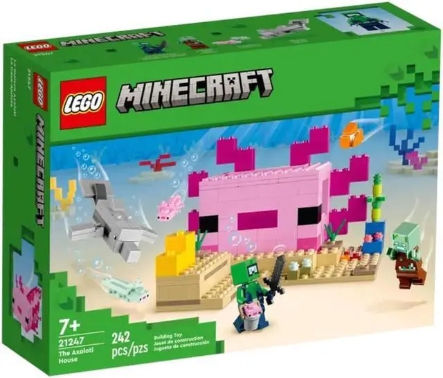 Alt view image 2 of 7 - LEGO Minecraft The Axolotl House