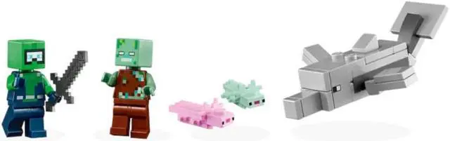 Alt view image 6 of 7 - LEGO Minecraft The Axolotl House