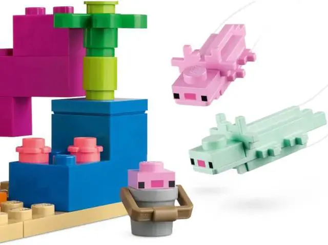 Alt view image 4 of 7 - LEGO Minecraft The Axolotl House