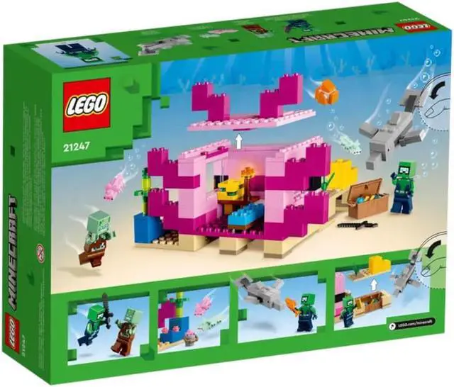 Alt view image 7 of 7 - LEGO Minecraft The Axolotl House