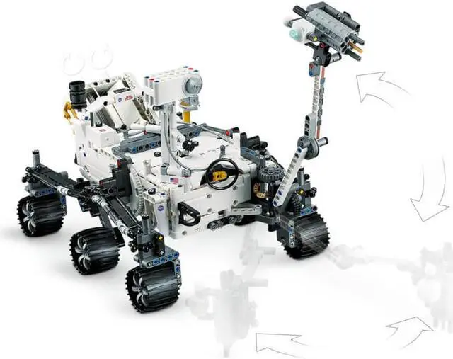 Alt view image 6 of 7 - LEGO Technic NASA Mars Rover Perseverance