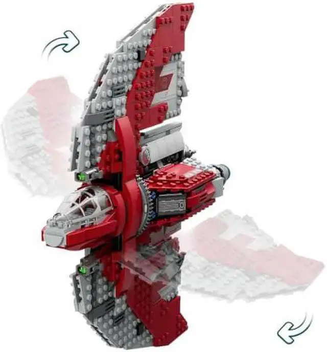 Alt view image 4 of 7 - LEGO Star Wars Ahsoka Tanos T-6 Jedi Shuttle