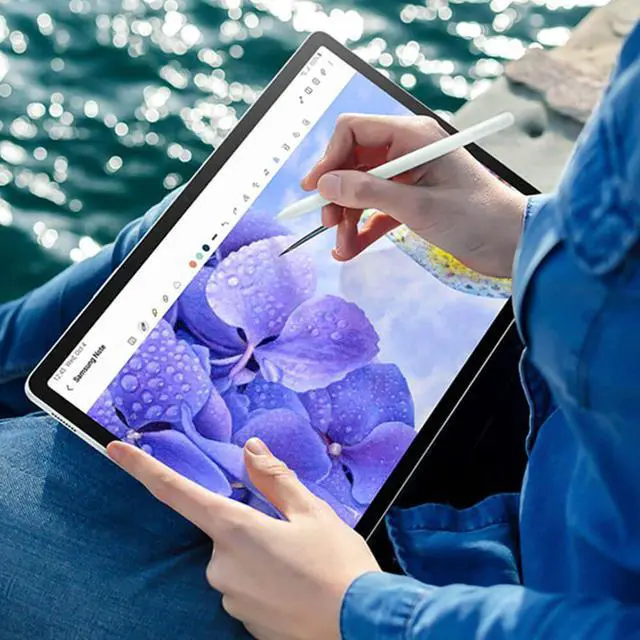 Alt view image 5 of 6 - Samsung Galaxy Tab S9 FE+ 12.4" Octa-core 8GB RAM 128GB Storage WiFi -  Gray