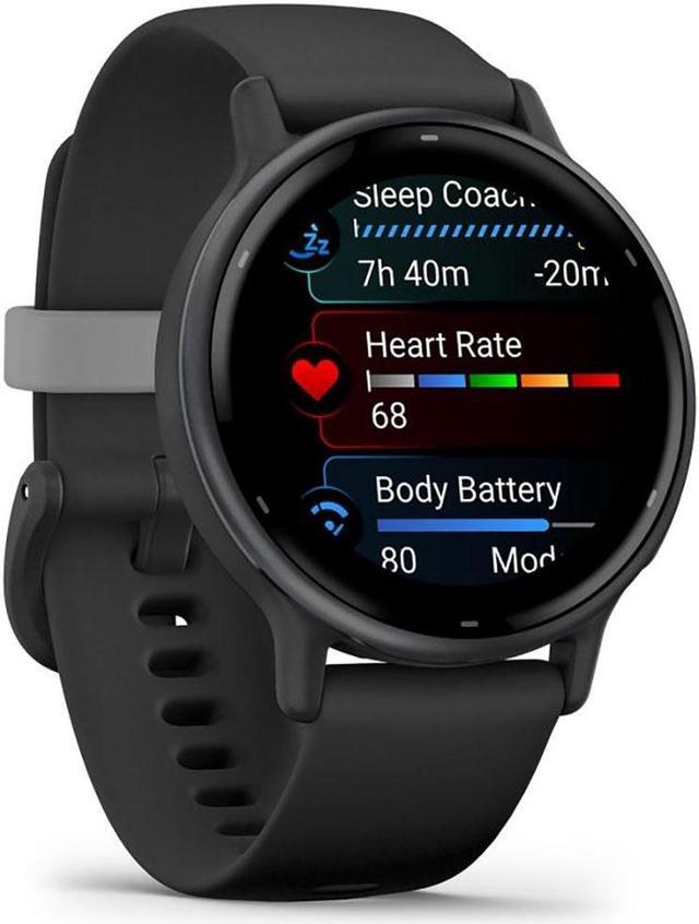 Alt view image 4 of 20 - Garmin vivoactive 5 SPORTS & FITNESS Slate Aluminum Bezel with Black Case and Silicone Band Smartwatch 010-02862-10 - Slate